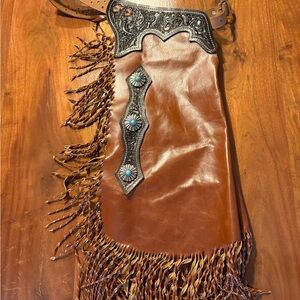 Woman’s Custom Leather Chinks